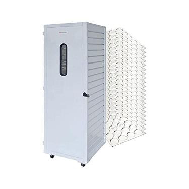 Imagem de Armário Crescimento 20 Níveis + 20 Assadeiras Pão Hamburguer 20 Cav. Alu. 58x70