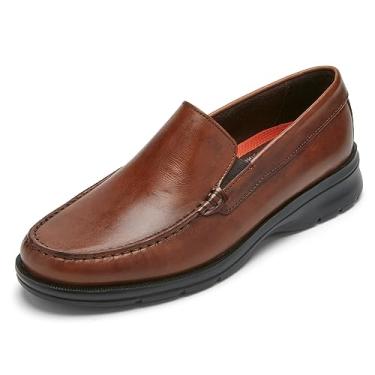 Imagem de Rockport Mocassim masculino Palmer Venetian, Conhaque antigo, 38