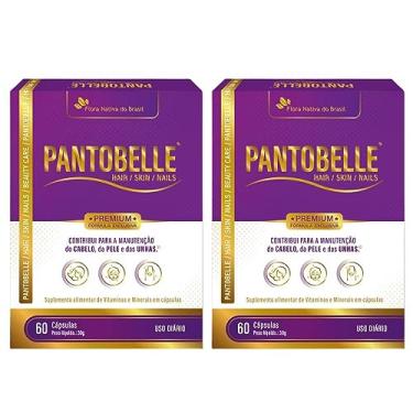 Imagem de KIT 2X Pantobelle hair skin & nails 60 cápsulas - Flora Nativa
