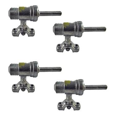 Imagem de Kit Registro ramal Fogão Electrolux Rosca 4 Peças