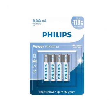 Imagem de Pilha Alcalina Aaa Cartela C/4 Unidades Philips