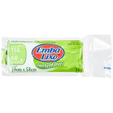 Imagem de Saco Lixo Embalixo Sustentável 15Litros