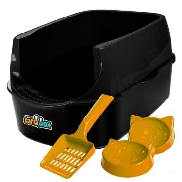 Imagem de Caixa De Areia Bandeja Furba Desmontável P/Gatos (Black)