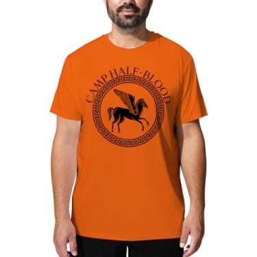 Camiseta Babylook Camp Half Blood Percy Jackson Algodão 2371