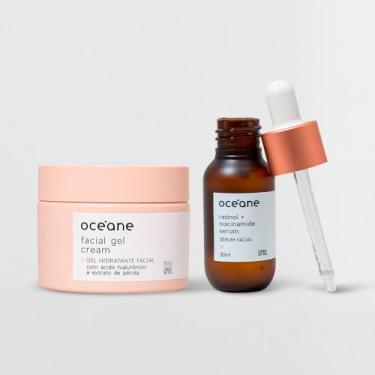 Imagem de Kit Sérum Facial de Retinol e Niacinamida + Gel Hidratante Facial com Extrato de Pérola (2 Produtos)