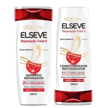 Imagem de Kit Shampoo E Condicionador Reparação Total 5 200ml Elseve By L'oréal