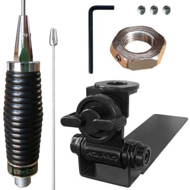 Imagem de Antena Enfeite Bobinada Camionete Caminhonete Pickup Carroceria Adaptável Anti Furto