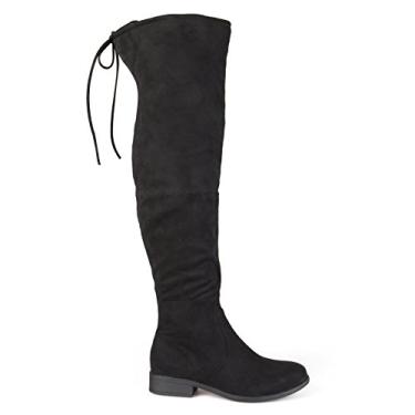 Imagem de Brinley Co Bota feminina Spur Over The Knee, Preto, 8 Wide