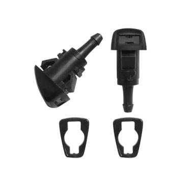 Imagem de AMFRNE Bocal de lavagem de para-brisa 68024312AB adequado para Dodge Avenger, Challenger 2008 2009 2010 2011 2012 2013 2014 / Adequado para Chrysler 200 2011 2012 2013 2014, 2 unidades, bocal duplo