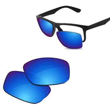 Imagem de Glintbay Lentes de óculos de sol de substituição 100% precisas para Ray-Ban RB4234 58 mm - Espelhado azul gelo polarizado