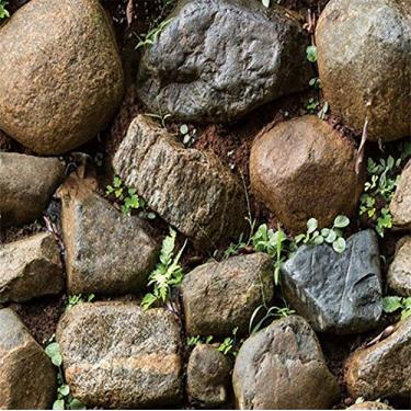 Imagem de TaoGift Papel de parede autoadesivo 3D pedra contato papel de parede descascar e colar cozinha vinil backsplash banheiro parede casa decalque adesivo papel de parede (T5, 45 x 497 cm)