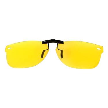 Imagem de Óculos de sol polarizados CLIP-ON para Ray-Ban New Wayfarer RB5184 (RX5184) (amarelo, 50 x 18)