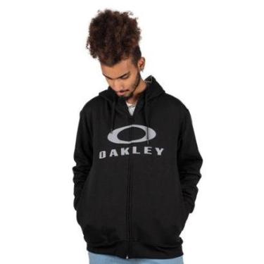 Imagem de Blusa De Frio Oakley Bark F/Z Hoodie Preto M-Masculino