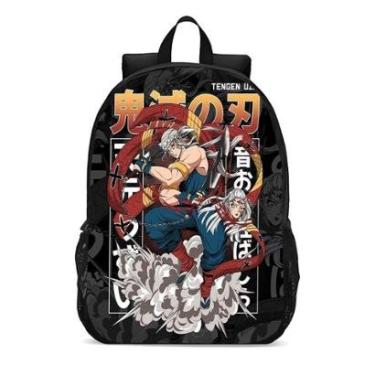 Imagem de Mochila Escolar Infanto Juvenil Anime Tengen Uzui Demon Slayer Top Novidades 0246-Unissex