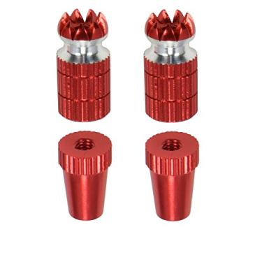 Imagem de Apex RC Products Red Aluminum Futaba/Spektrum DX6 DX6i DX7S DX8 DX9 / Taranis X9D TX Transmitter Gimbal RC Transmitter Stick Ends #1701
