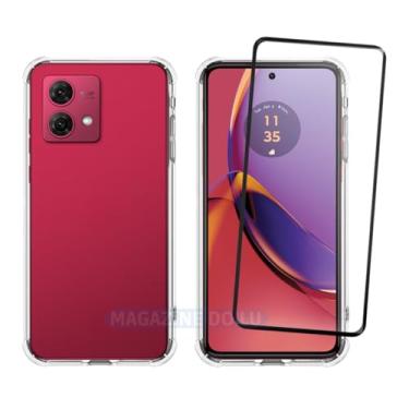 Imagem de Kit Capa Anti Impacto e Película De Vidro 3D Compatível Com Motorola Moto G84