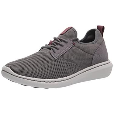 Imagem de Clarks Sapato Oxford masculino Step Urban Low, Tecido cinza, 7.5