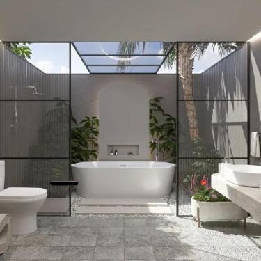 Imagem de Banheira de Imersão em Gel Coat Versalhes Branco