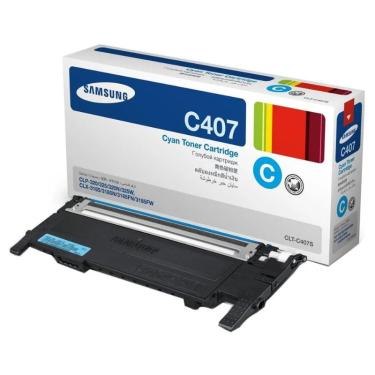 Imagem de Toner CLT-C407S 407S Ciano P/ Impressora Samsung CLX3185 325