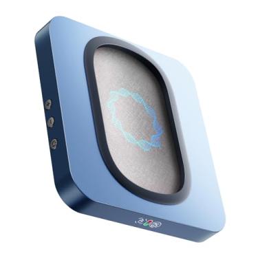 Imagem de Vaydeer Movedor de mouse para toca-discos ampliado, máximo de 3 mouse com intervalos ajustáveis, botões fáceis de usar e monitor de LED para manter seu PC acordado (azul gradiente)