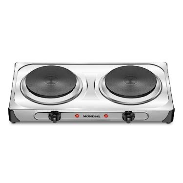 Imagem de Fogão Elétrico Fast Cook Due, Mondial, Inox, 2000W, 220V - FE-03
