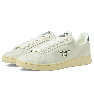 Imagem de Lacoste Tênis masculino Carnaby Pro, Off Wht/Grn, 41