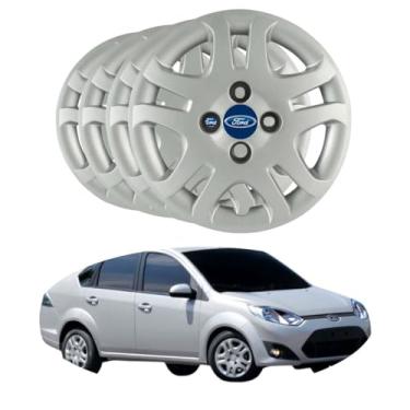 Imagem de Jogo 4 Calotas Fiesta Sedan 2011 2012 2013 Aro 14