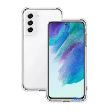 Imagem de Capa Capinha Anti Impacto Compatível Samsung Galaxy S21 FE Case Antishock Transparente