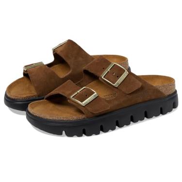 Imagem de Birkenstock Sandália feminina Arizona grossa, Dark Tea, 10-10.5 Narrow