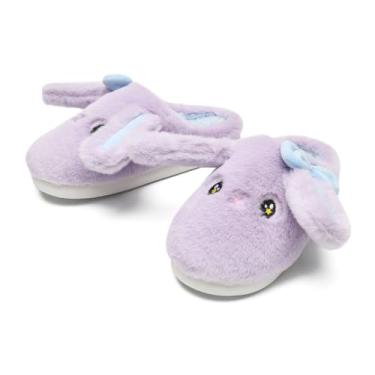 Imagem de NZFUN Pantufas de coelho para mulheres e homens, lindo laço felpudo, fofo, confortável, desenho animado, feminino, coelho peludo, almofada de nuvem para casa, quarto, casa, casa, casa, para uso