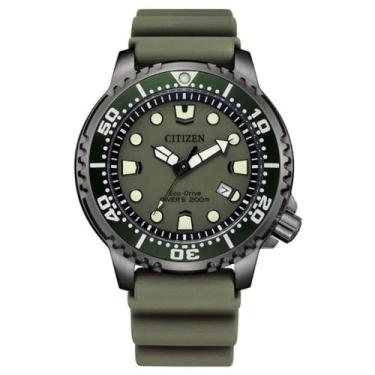 Imagem de Citizen Relógio masculino Promaster Eco-Drive, Verde, One Size, Alça.