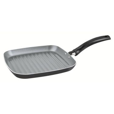 Imagem de Frigideira Bistequeira 24cm Chumbo Tramontina Turim Alumínio Antiaderente Starflon Max...
