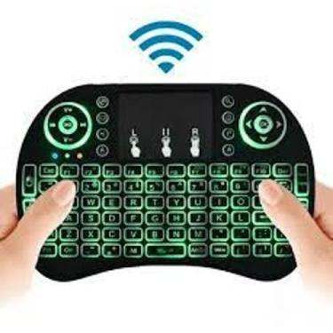 Imagem de Mini Teclado Controle Wireless Bluetooth Touchpad Queyboard - KINGLEEN