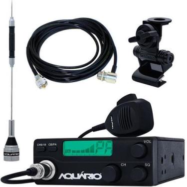 Imagem de Rádio Móvel Px 40 Canais Rp-40 Cabo 5,5 metros Suporte Porta Malas Ant