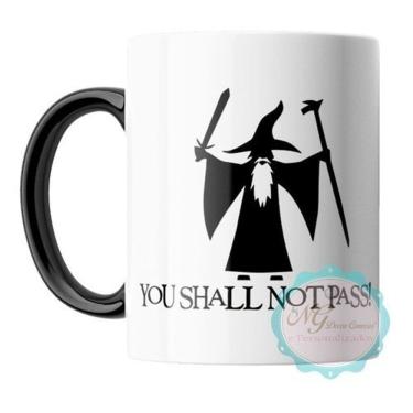 Imagem de Caneca Porcelana Senhor Dos Anéis Galdalf You Shall Not Pass
