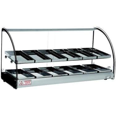 Imagem de Estufa Básica Dupla Titã ACL58 12 Bandejas Cinza 92cm, 110V