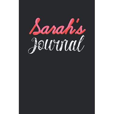 Imagem de Sarah's Personalized Journal: Specialized Daily Journal for girls or women named Sarah
