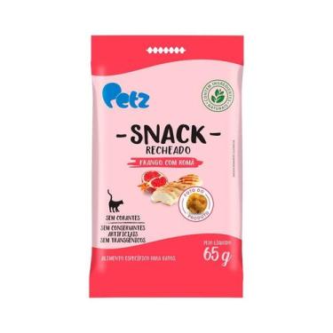 Imagem de Snack Petz Recheado para Gatos Sabor Frango com Romã - 65g