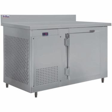Imagem de Balcão De Encosto 1 Porta Rf034 Frilux Balcão Refrigerado Inox 220v