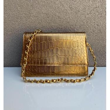 Imagem de Bolsas Feminina Transversal Ombro Mão Alça Corrente - SEM MARCA, Doura