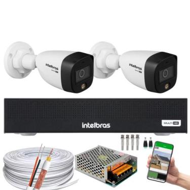 Imagem de Kit 2 Câmeras Intelbras VHD 1220 B Full Color Bullet Full HD 1080p Mul