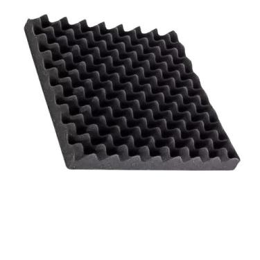 Imagem de Kit 10 Placas De Espuma Ondulada Para Isolamento Acústico - N/A