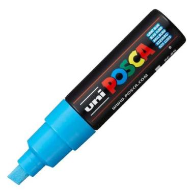 Imagem de Caneta Uni Posca Pc 8k Azul Claro Uniball, LIGHT BLUE