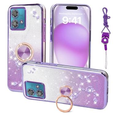 Imagem de Nouxwerx Capa para celular Motorola Moto Edge 40 NEO, capa protetora para Moto Edge 40 NEO (roxo)