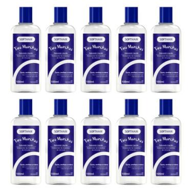 Imagem de 10x Tira Manchas Soft Hair Líquido Tintura De Cabelo Na Pele
