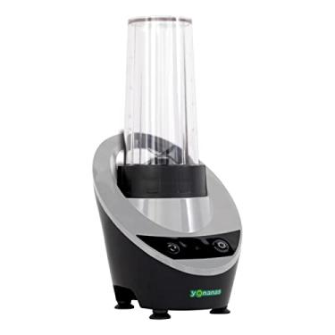 Imagem de Yonanas Liquidificador pessoal com tampa para movimento, vitaminas, bebidas misturadas, molhos, livre de BPA, 300 Watts, cinza