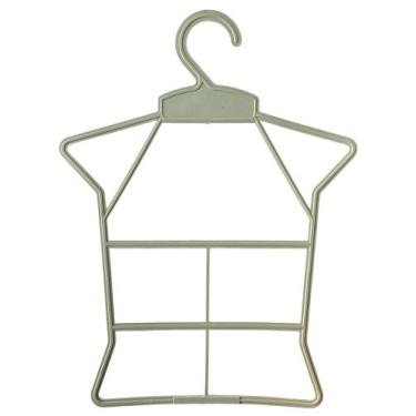 Imagem de 25 Cabide Infantil Bebê Corpo (27x36cm) - AAZ, Cinza