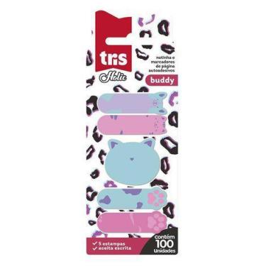 Imagem de Kit Nota Autoadesivas + Marcador De Página Holic Pets - Tris