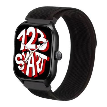 Imagem de Pulseira Nylon Nova para GTS 4 /GTS 4 Mini /GTS 3 /GTS 2 Mini - Preto 