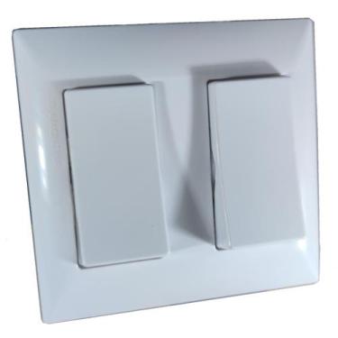 Imagem de Conjunto 1 interruptor paralelo + 1 simples embutir moveis tramontina 